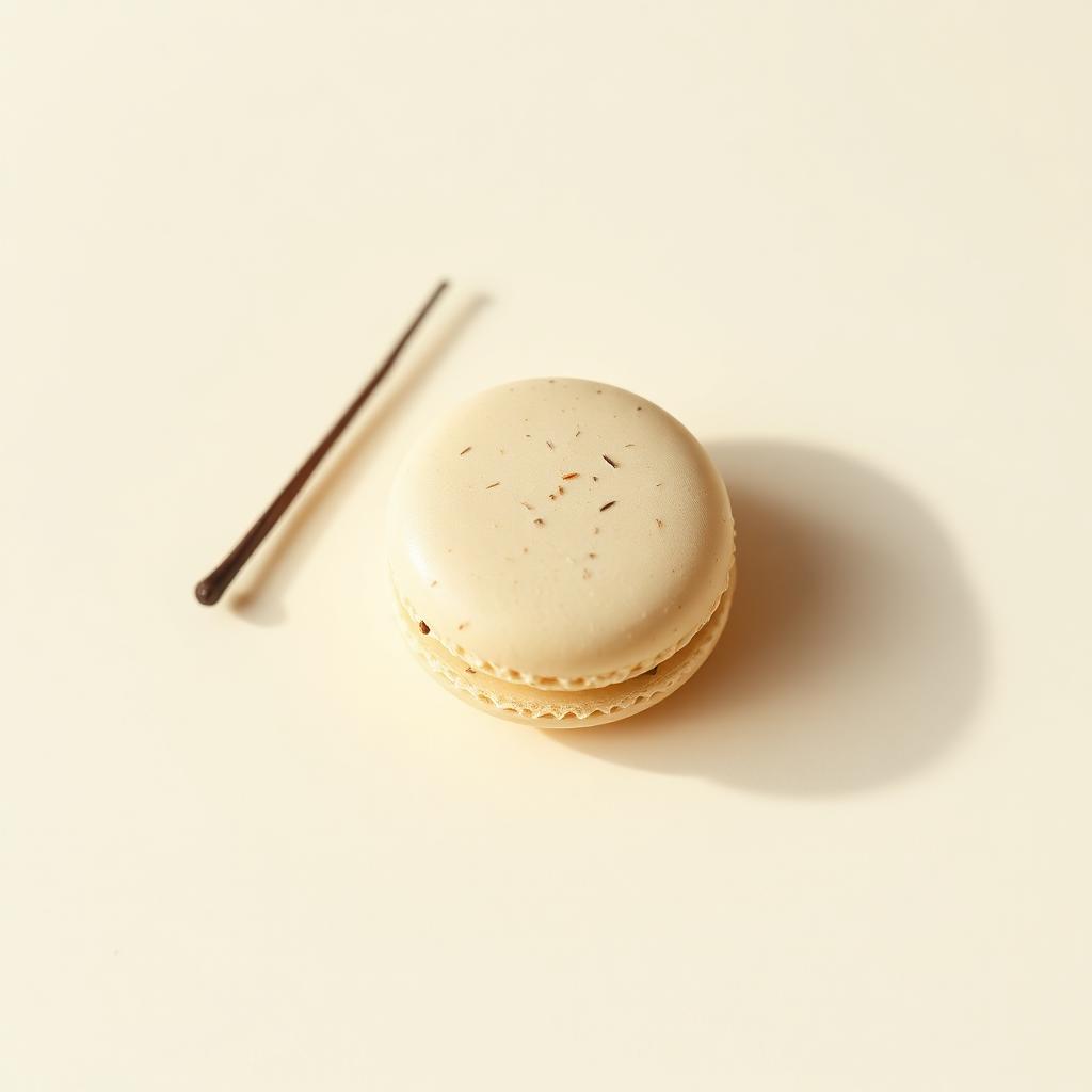 Vanilla Bean macaron