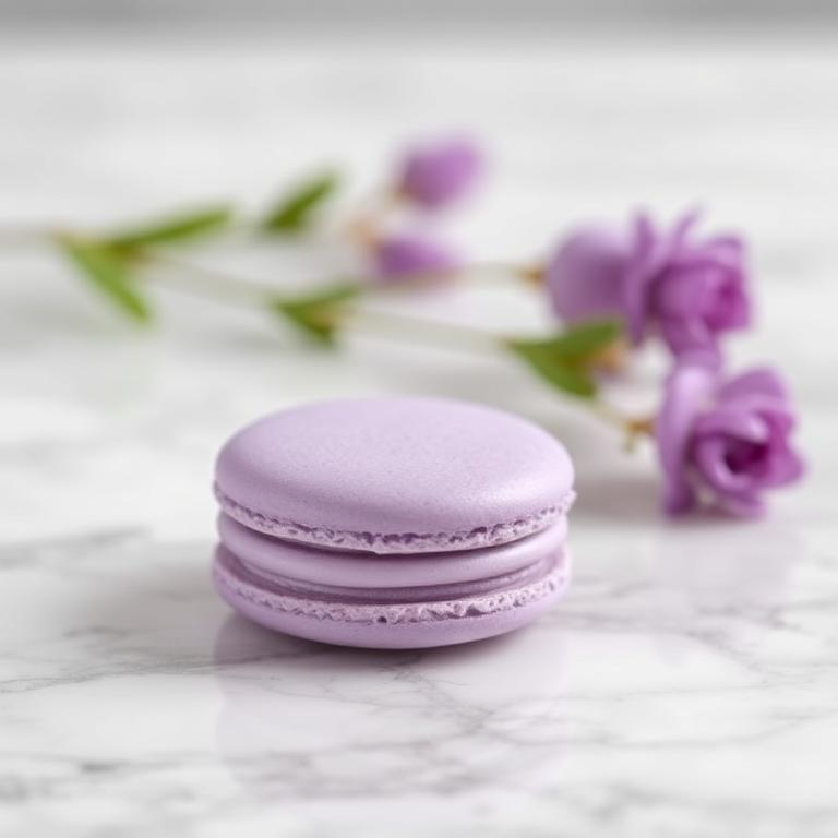 Lavender macaron