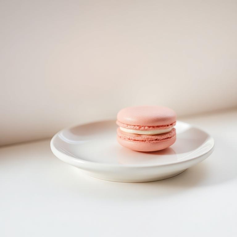 Blush pink macaron
